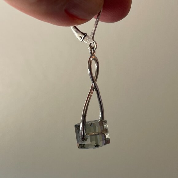 Sterling Silver Drop Earrings - Picture 6 of 6